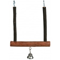 Гойдалка з дзвіночком для птахів TRIXIE - Natural Living, 12 х 15 см